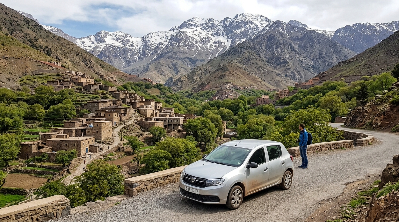 Self-Drive Guide to Imlil & Mount Toubkal: High Atlas Roads, Parking, Hiking & Kasbah Views